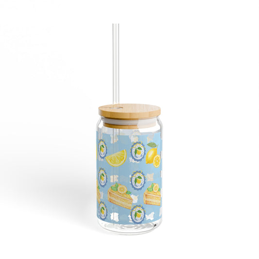 Lemon Glass Tumbler 16oz