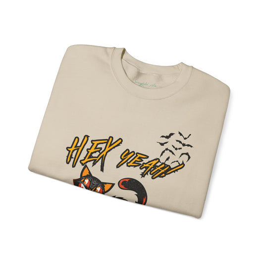 Hex Yeah! Halloween Cat Sweatshirt