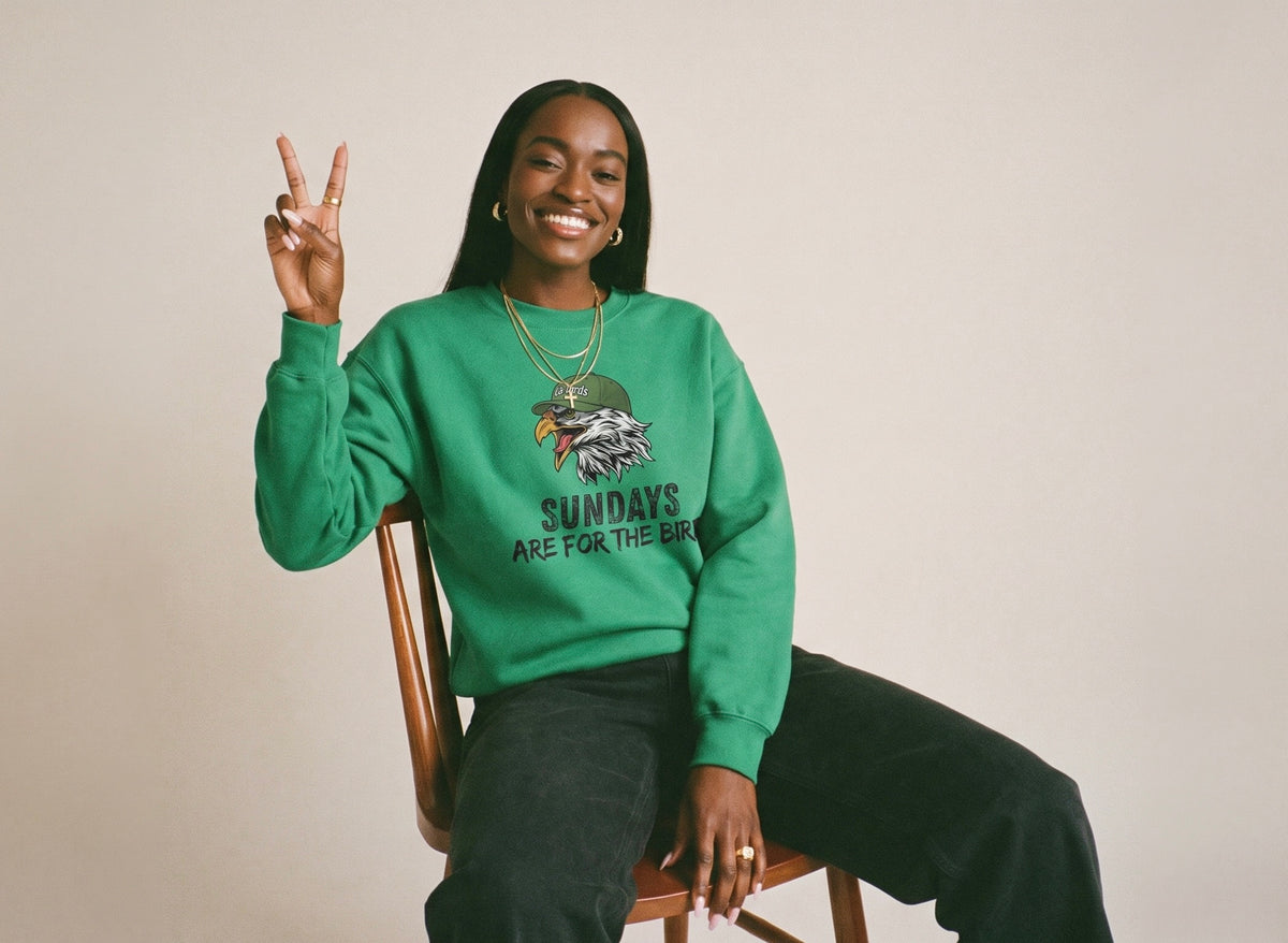 Sundays Are for the Birds unisex Sweatshirt - sports Graphic Crewneck