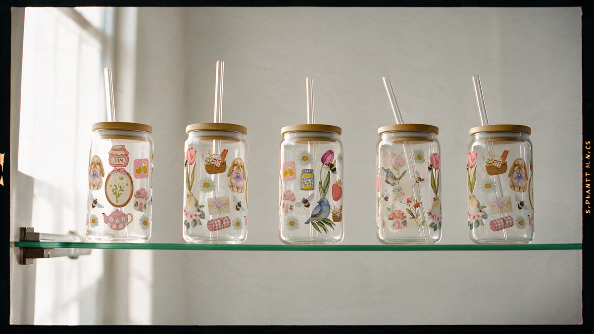 Cottage Glass Tumbler 16oz