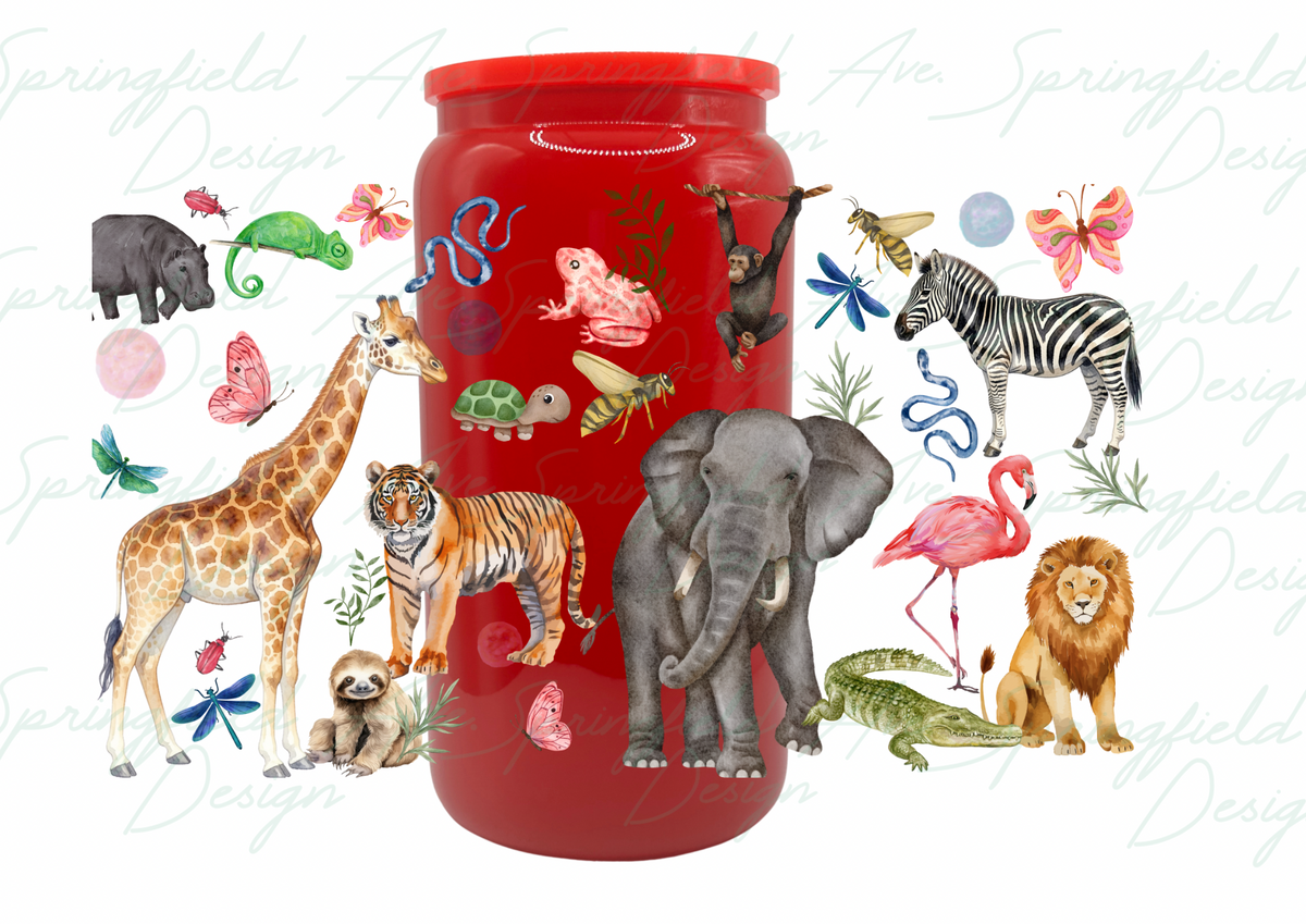 Zoo 1 Glass Tumbler 16 oz