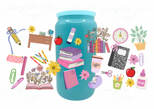 Teacher 2 Glass Tumbler 16oz