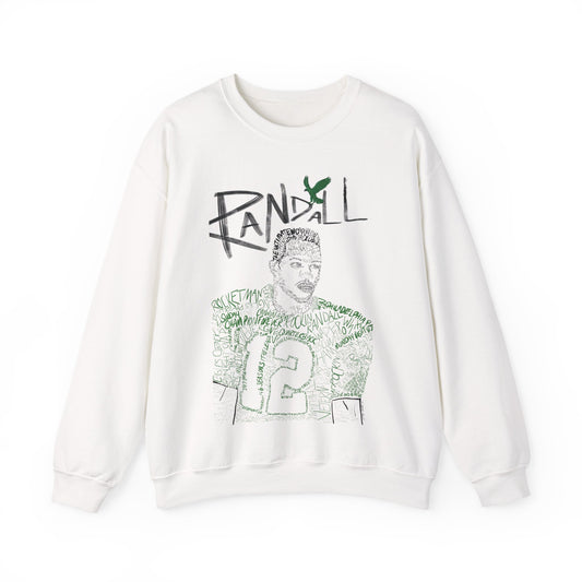 Randall Vintage Portrait Crewneck Sweatshirt, hand drawn illustration , Philly legend crewneck