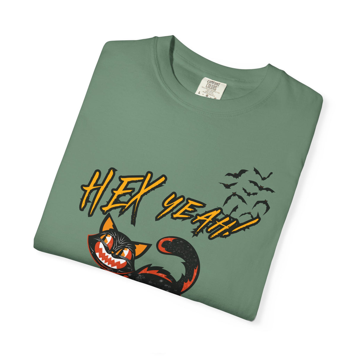 Hex Yeah! Unisex Halloween Black Cat T-shirt