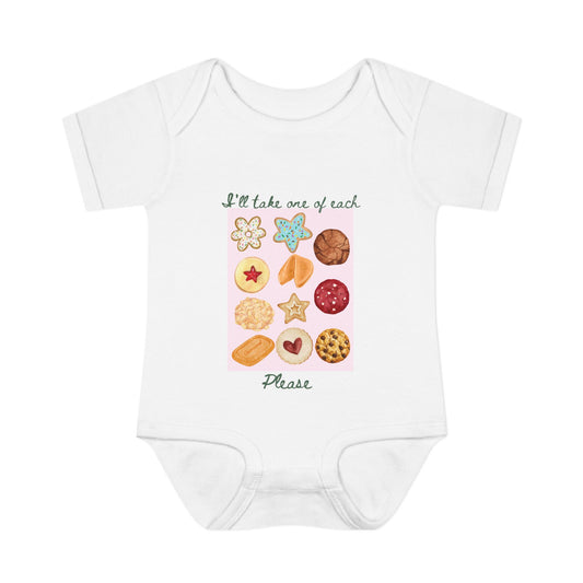 “I’ll Take One of Each Please” Cookie Graphic Baby Bodysuit