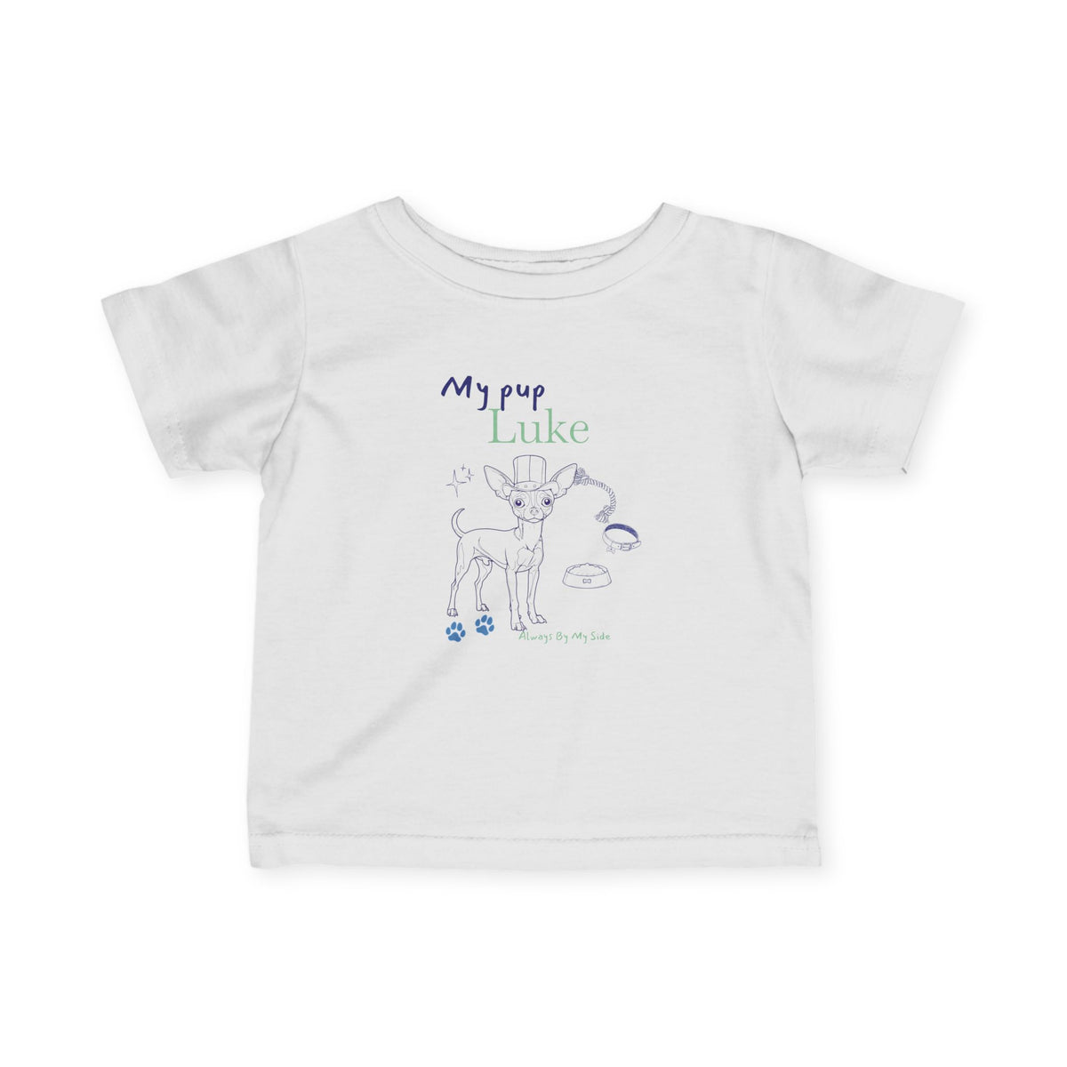 Chihuahua "My Puppy Graphic Baby tee Shirt, Infant Tee