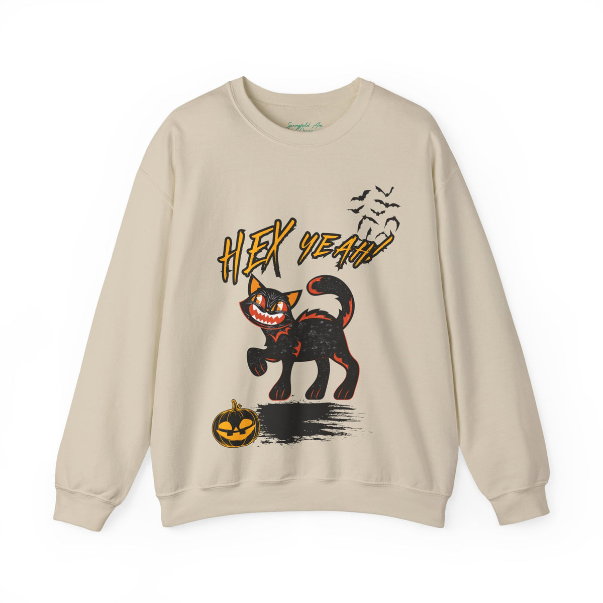 Hex Yeah! Halloween Cat Sweatshirt