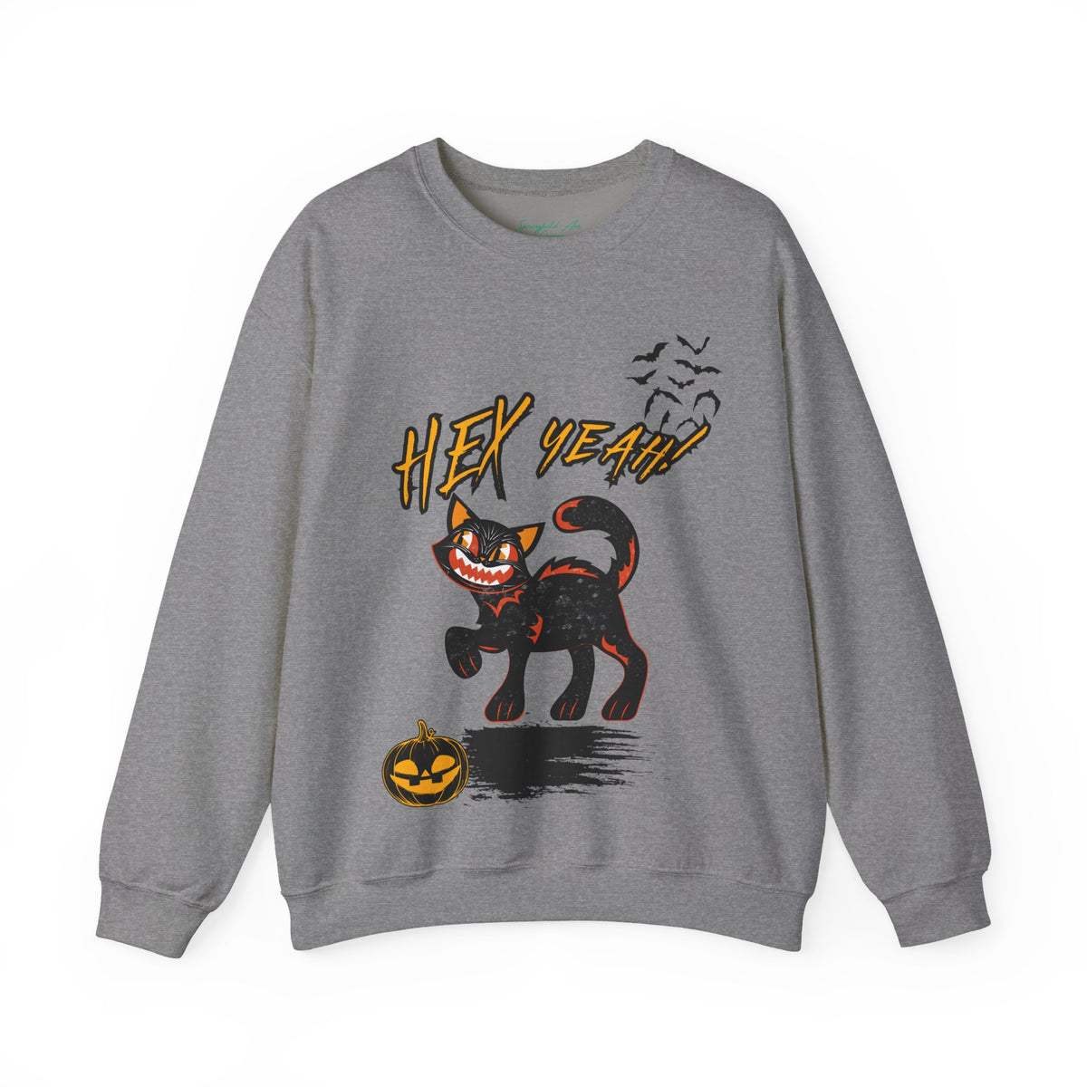 Hex Yeah! Halloween Cat Sweatshirt