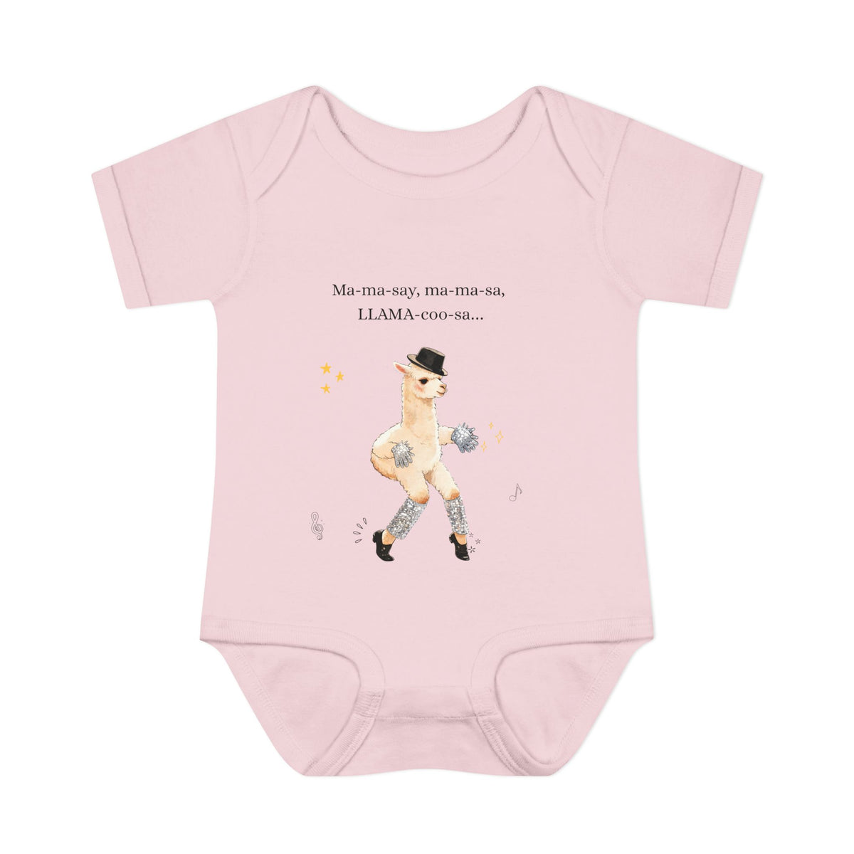 Llama Dance Infant Bodysuit —llama pop star ' Baby One-Piece