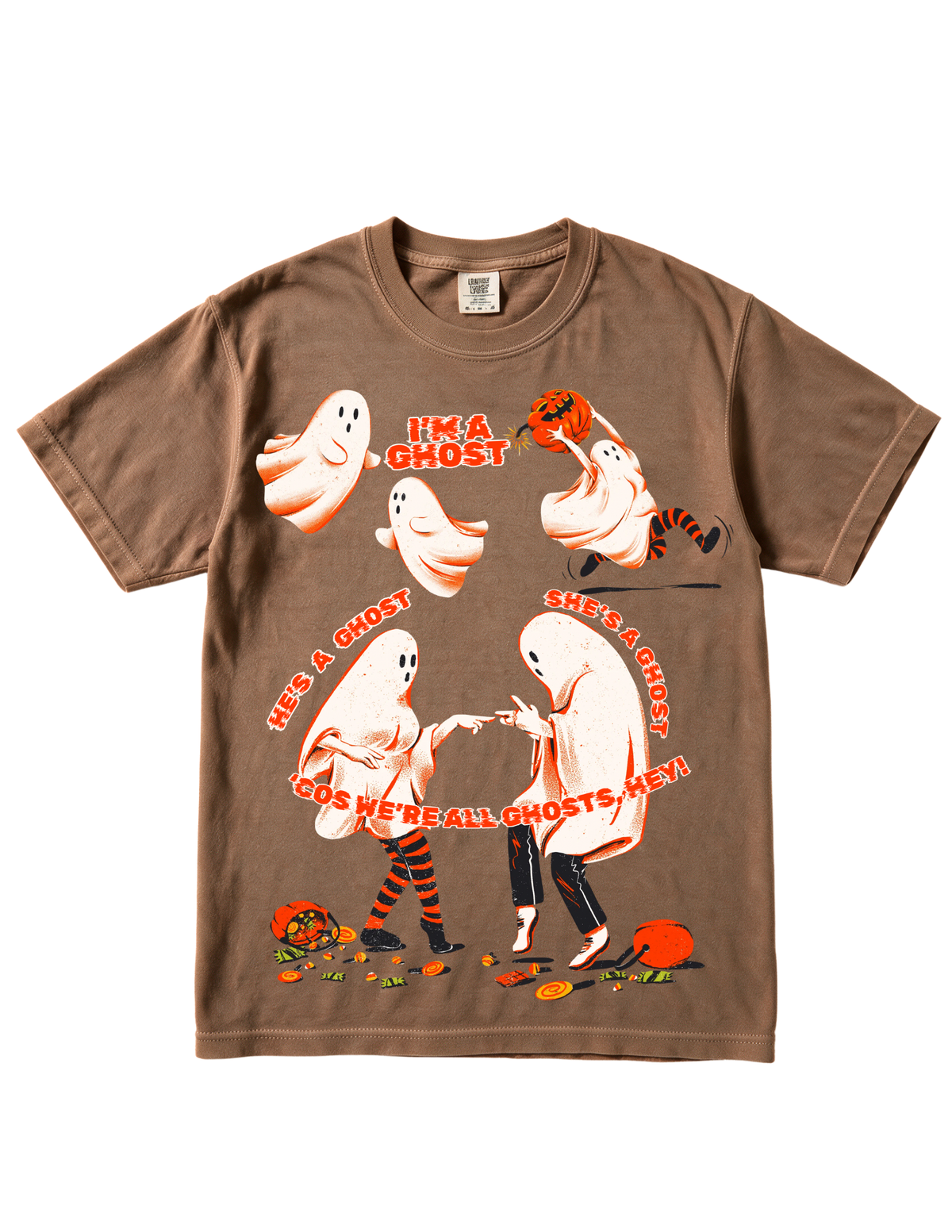 Ghost Halloween T-Shirt — "I'm a Ghost"