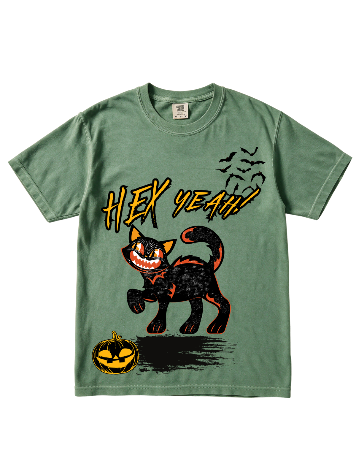 Hex Yeah! Unisex Halloween Black Cat T-shirt
