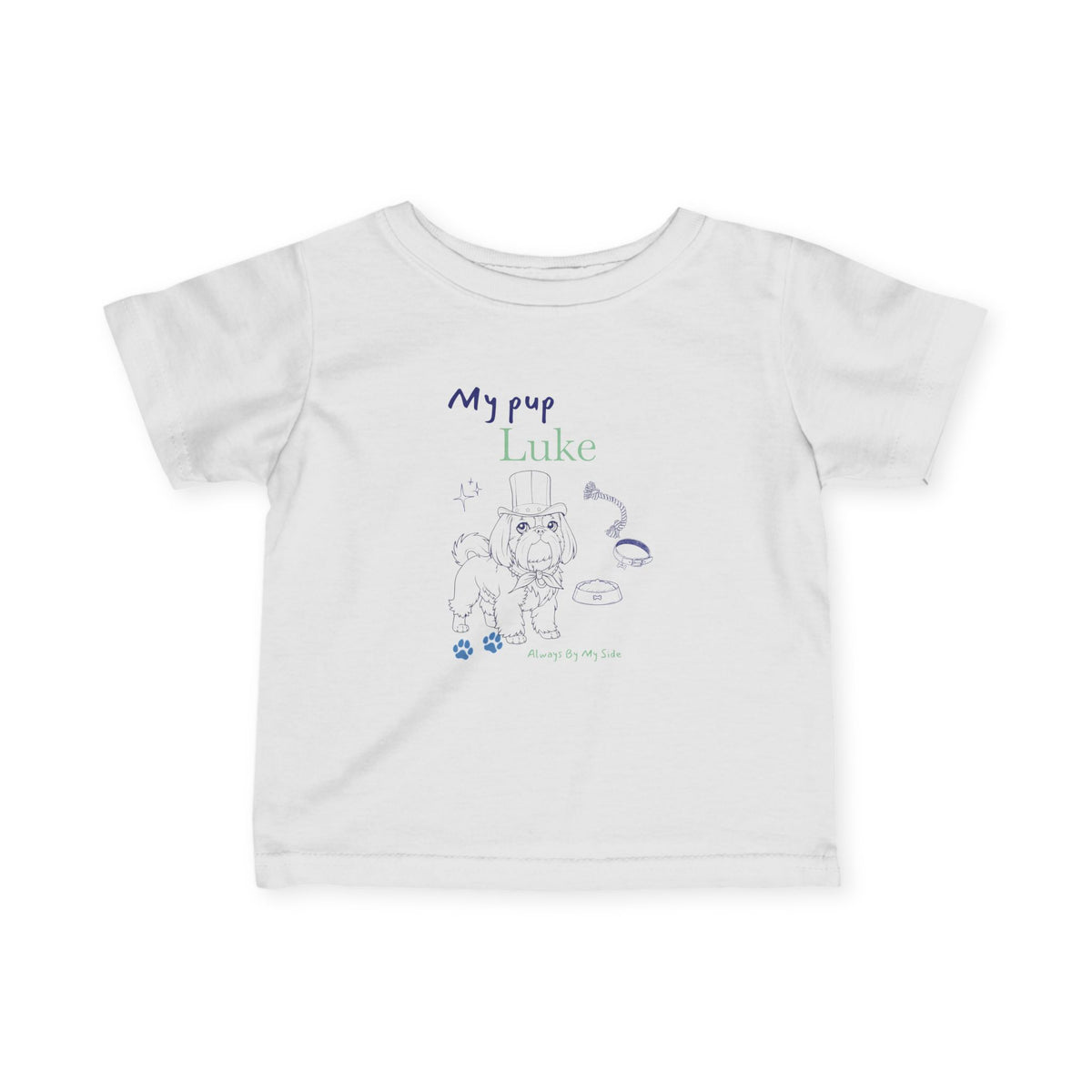 Shih tzu "My Puppy Graphic Baby tee Shirt, Infant Tee