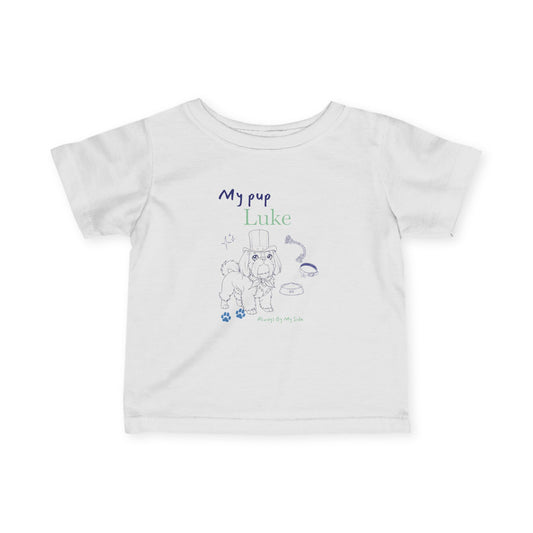 Shih tzu "My Puppy Graphic Baby tee Shirt, Infant Tee