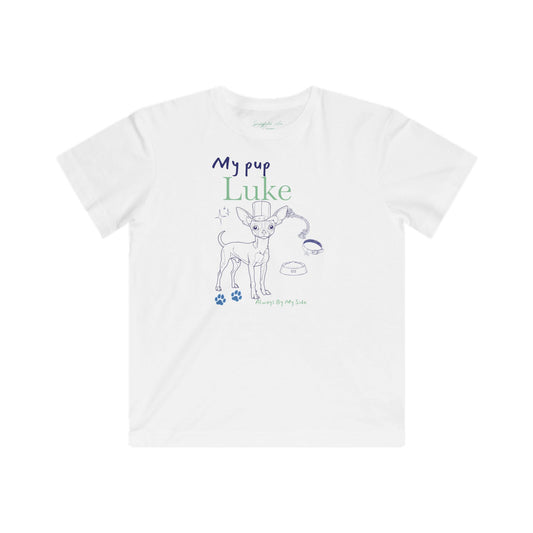 Chihuahua Kids 'My Pup' Cute Puppy Graphic Tee — Children's Dog Lover T-Shirt