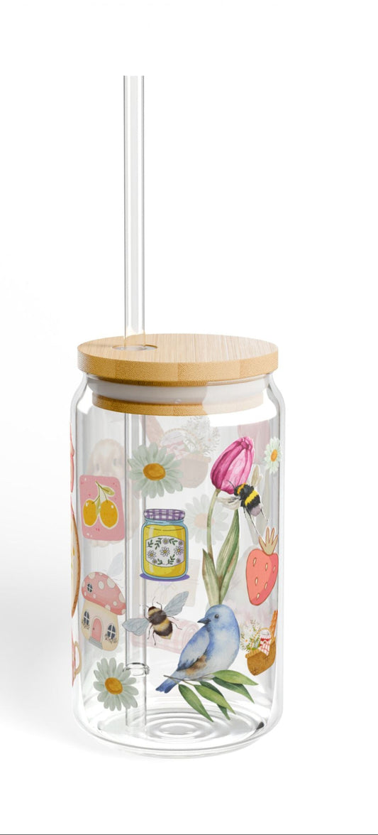 Cottage Glass Tumbler 16oz