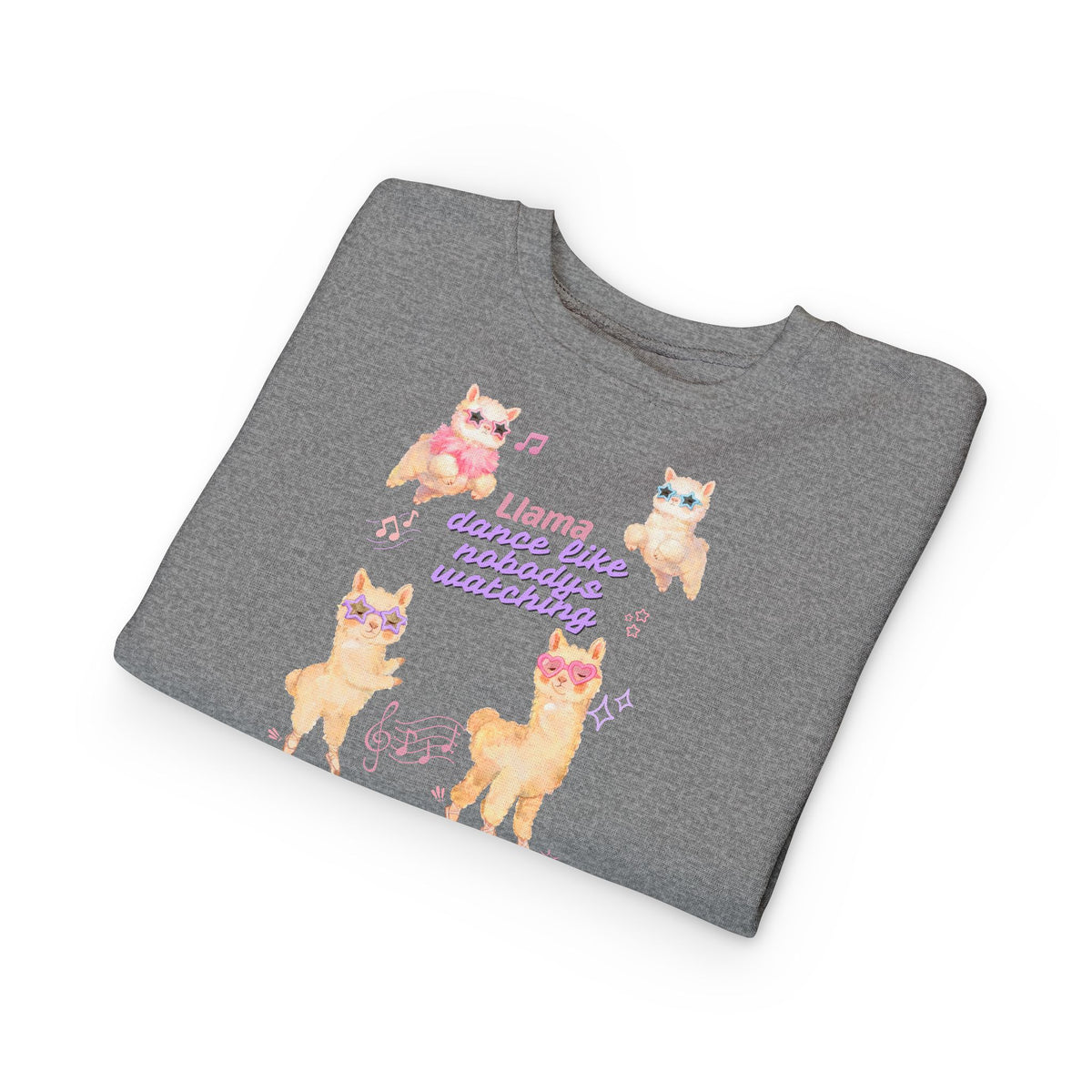 Toddler Sweatshirt — Cute Ballerina Llama Kids Pullover