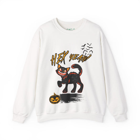 Hex Yeah! Halloween Cat Sweatshirt