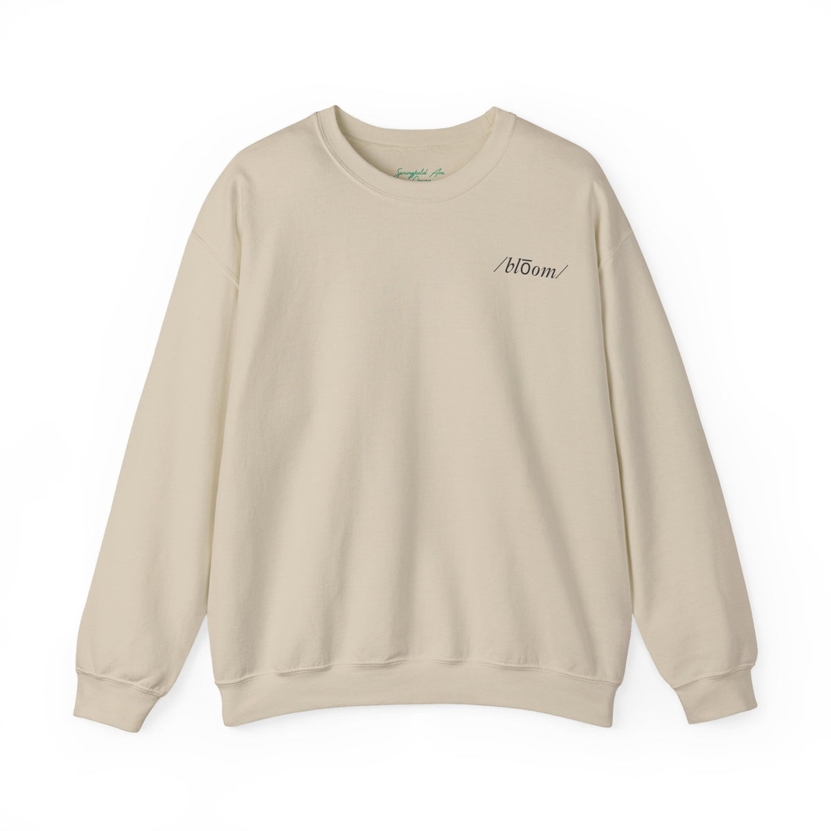 Keep On Blooming Crewneck Sweatshirt — Floral 'Don't Stop' Graphic