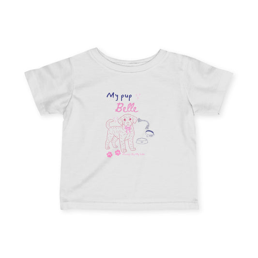 Labradoodle "My Puppy Graphic Baby girl tee Shirt, Infant Tee