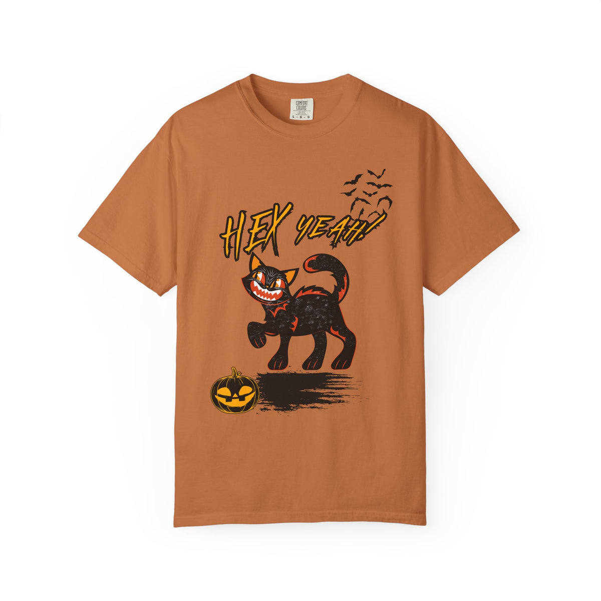 Hex Yeah! Unisex Halloween Black Cat T-shirt