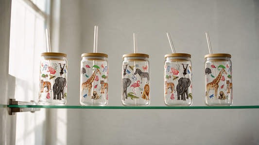 Zoo 1 Glass Tumbler 16 oz