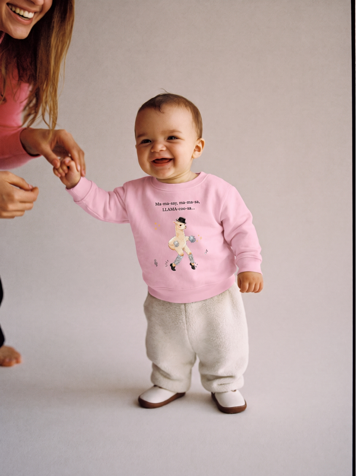 Toddler Sweatshirt — Cute Ballerina Llama Kids Pullover