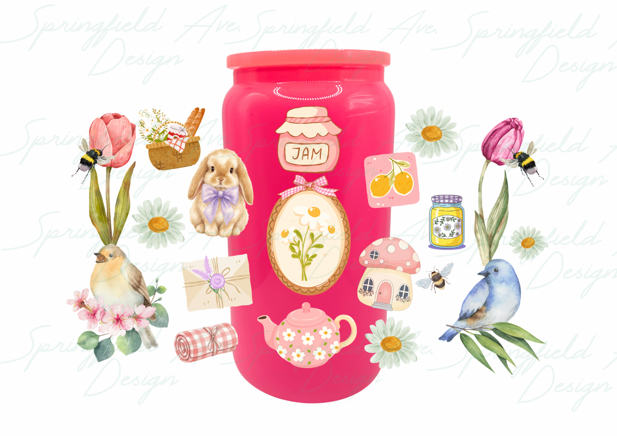 Cottage Glass Tumbler 16oz