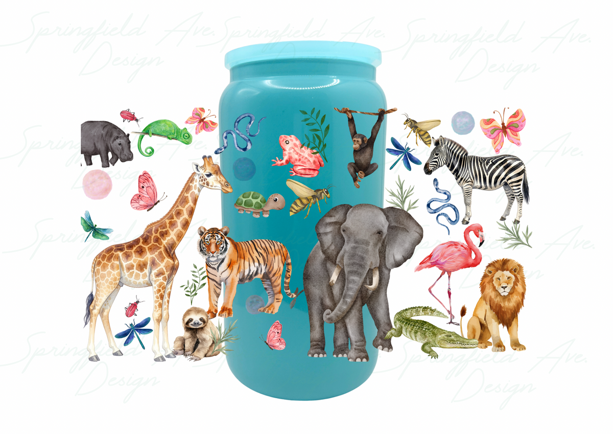 Zoo 1 Glass Tumbler 16 oz