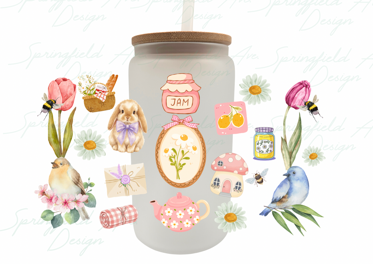 Cottage Glass Tumbler 16oz