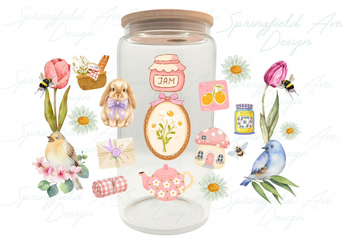 Cottage Glass Tumbler 16oz