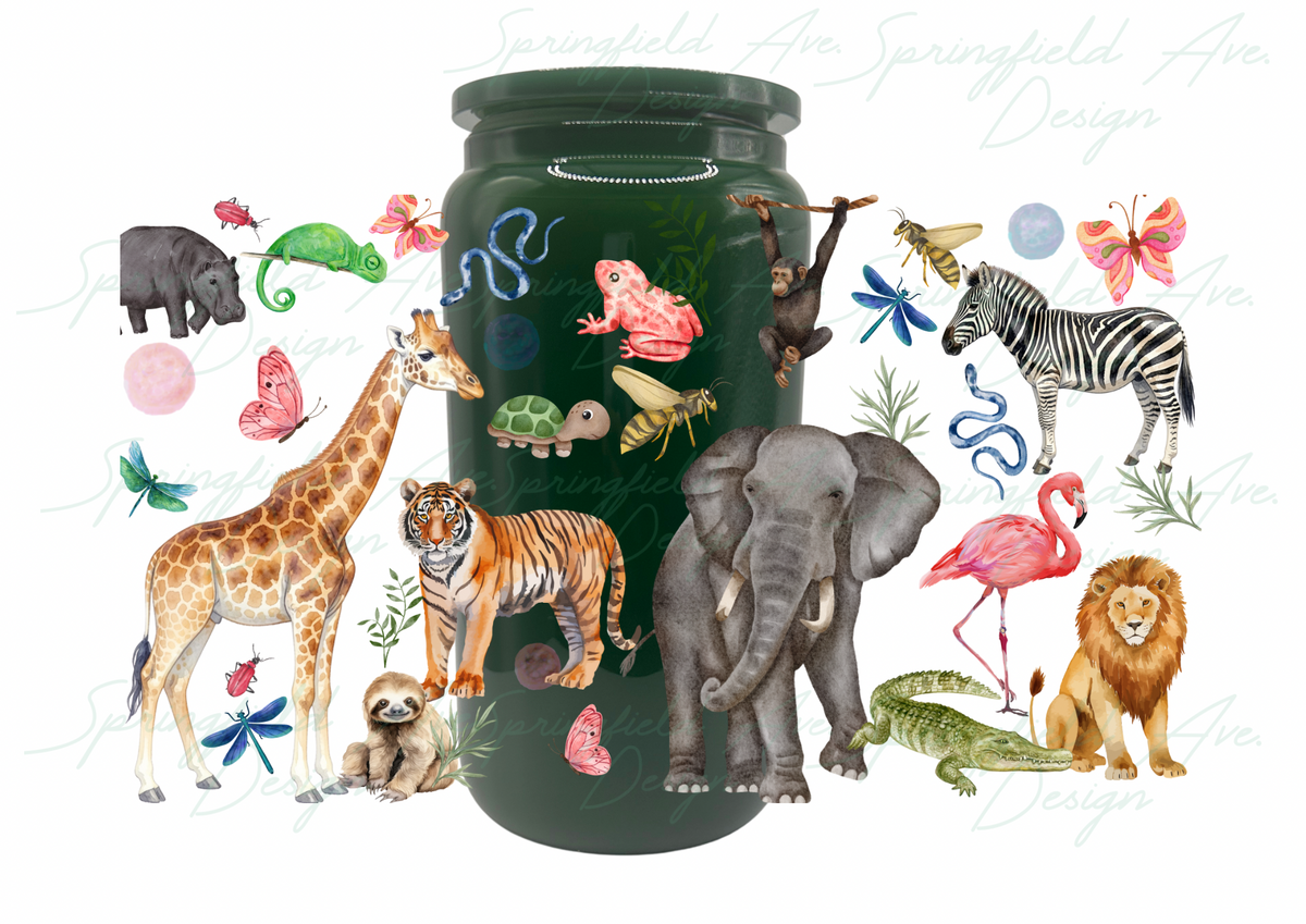 Zoo 1 Glass Tumbler 16 oz