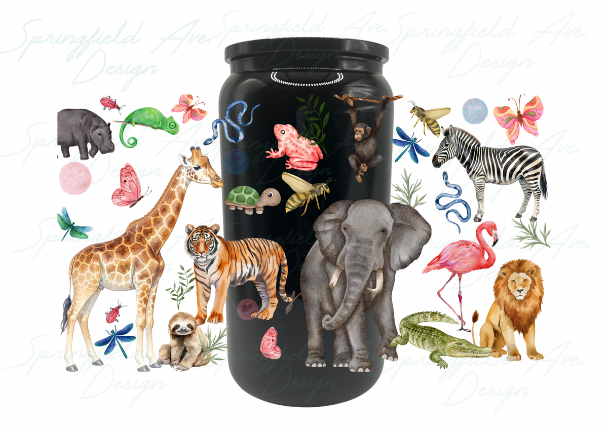 Zoo 1 Glass Tumbler 16 oz