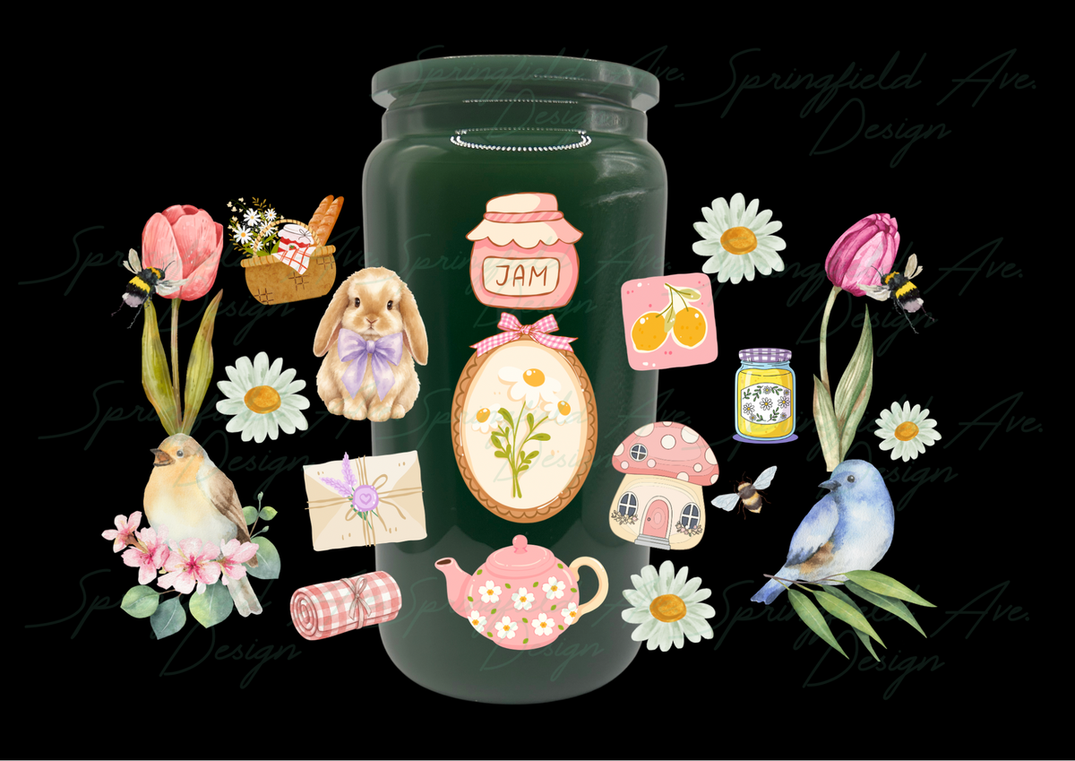 Cottage Glass Tumbler 16oz