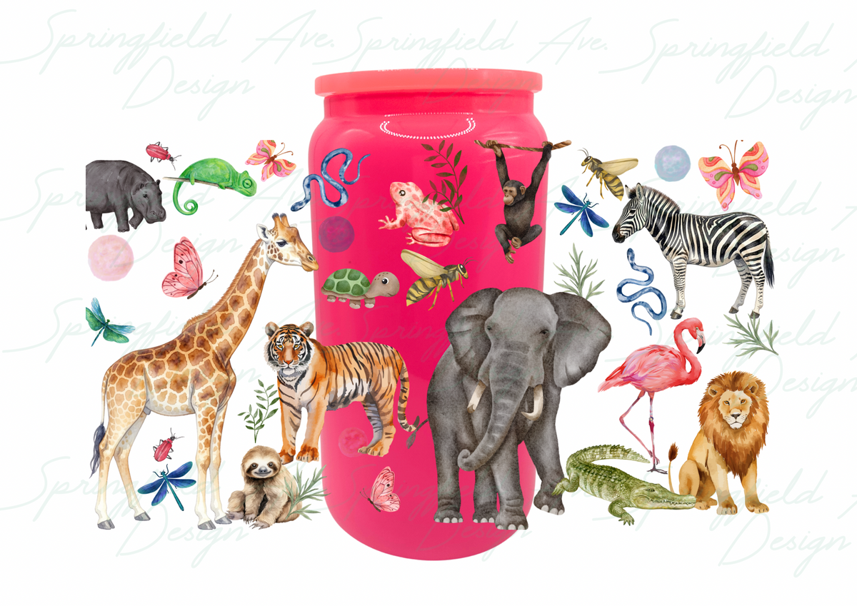 Zoo 1 Glass Tumbler 16 oz