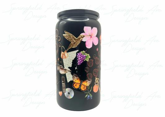 Tuscan Mom Glass Tumbler 16oz